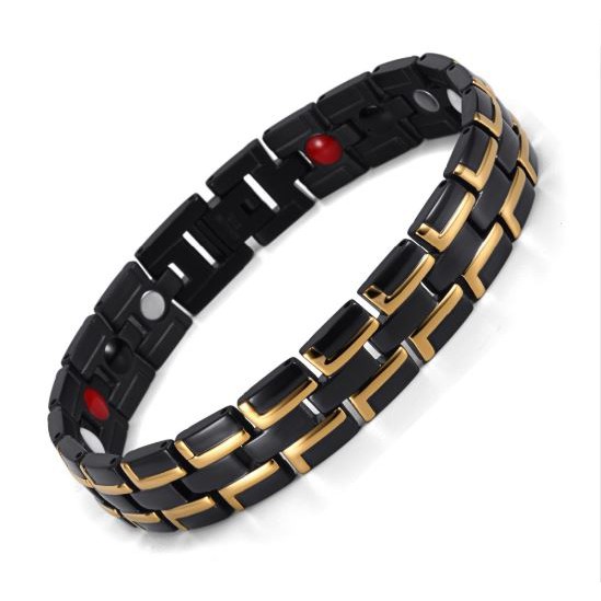Gelang Kesehatan Magnetic Infrared Germanium Germanium Titanium Steell