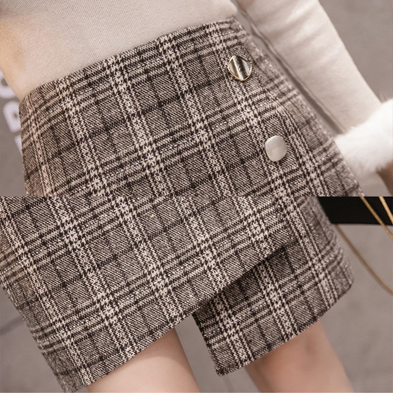 KARAKOREA 8808-2 Tzuyu Tweed Midi Skirt/Rok Midi/Rok kerja/Rok Korea Skirt