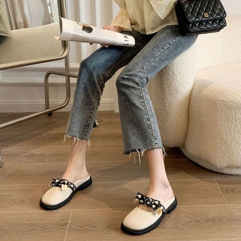 DDS20001 Sepatu Wanita Slip On Fashion Import TRRB Ready Jakarta Bisa COD (With Box)