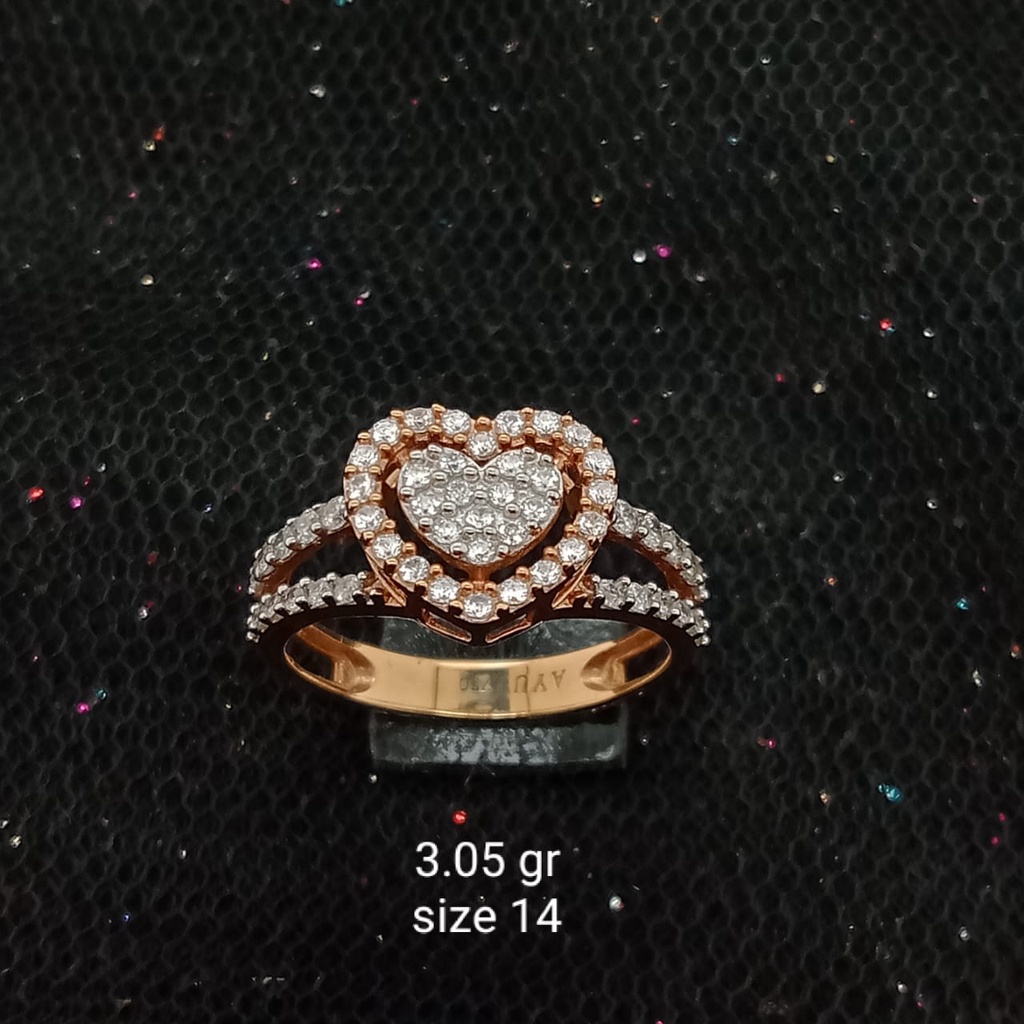 Cincin Emas 17K - 3.05 gr Kadar 750 - 442