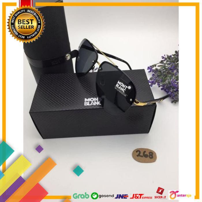BIG SALE.. KACAMATA MONTBLANC 268 BLACK BROWN KACAMATA PRIA FASHION BRANDED GAYA ..TERMURAH