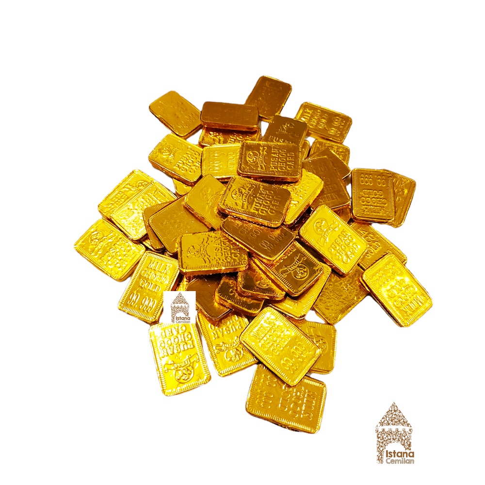 Pusan Cokelat Emas Batang / Batangan Gold Bar SATUAN