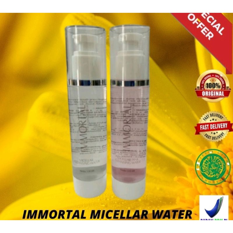 immortal micellar cleansing water / immortal micellar cleansing water pink