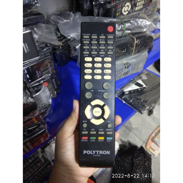 REMOTE REMOT TV POLYTRON LED LCD SERI PLM ORIGINAL ASLI