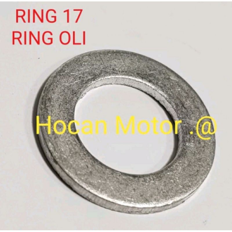 RING BAUT OLI RING 17 DAN RING 19  KHUSUS BAUT OLI MESIN RING 17  JUPITER MX BEAT SCOOPY SPACY VARIO