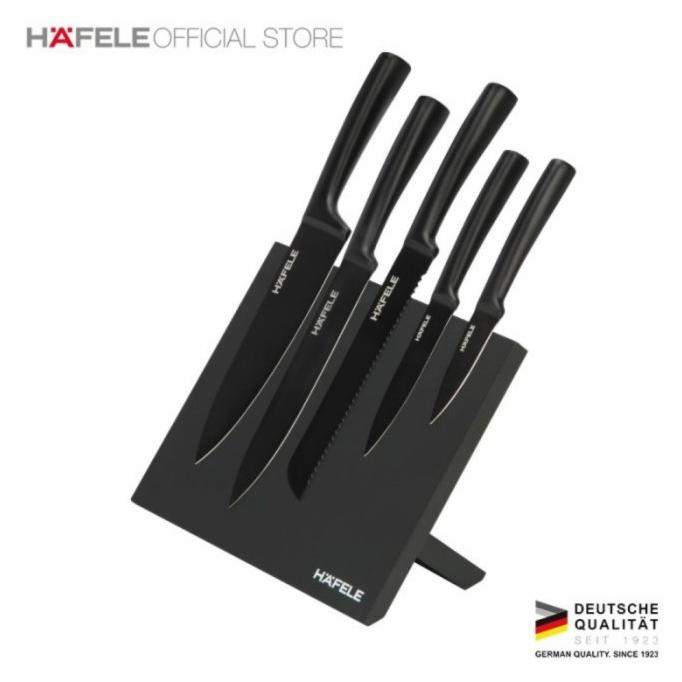 

HAFELE MAGNETIC STAND KNIFE SET - PISAU SET PREMIUM ( ISI 5) BVN65496G