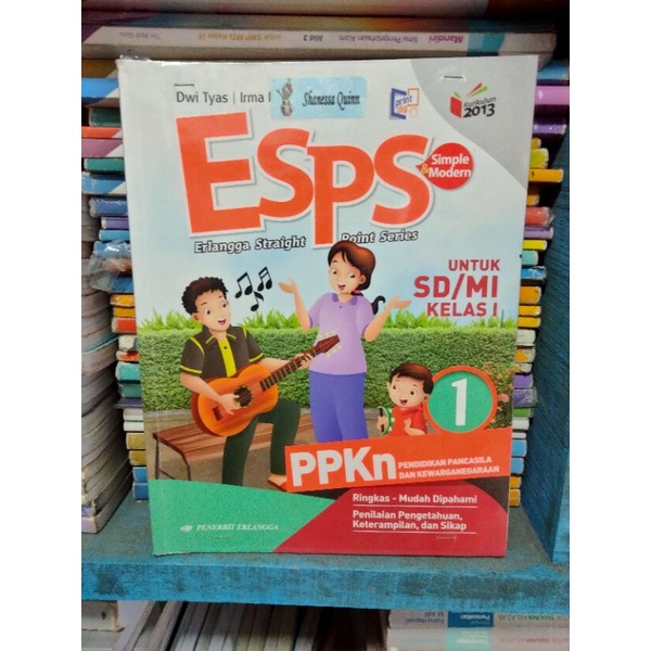 BUKU ESPS PPKN KELAS 1 SD ERLANGGA