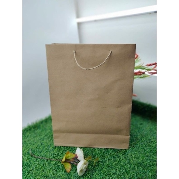 

Tas Kertas Paperbag Polos Coklat Besar Event Wedding