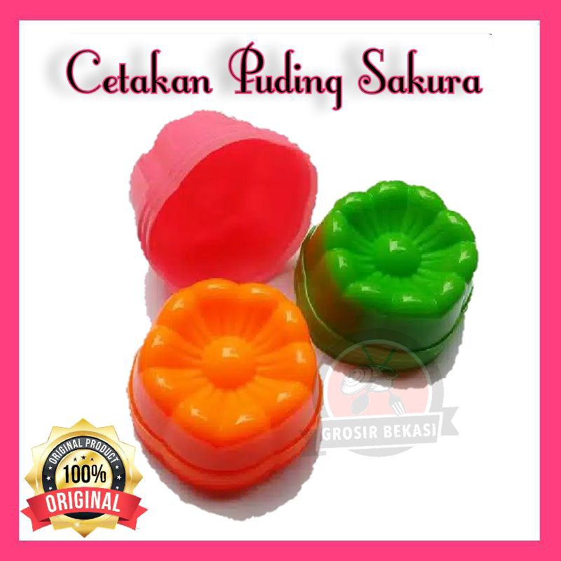 Cetakan Kue/ Cetakan Puding Motif Bunga Sakura