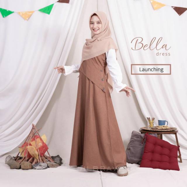 Fashion Hijab syari dan Casual Bella Dress