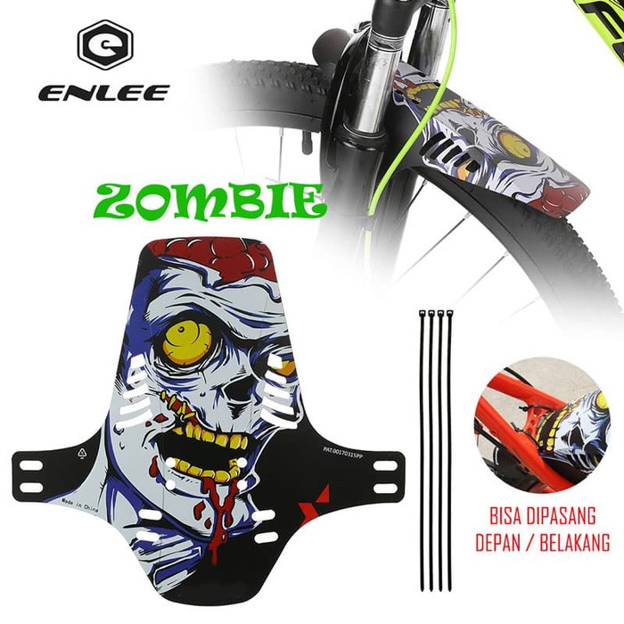 Mud Flap Guard Spakbor Fender Sepeda - Enlee Zombie