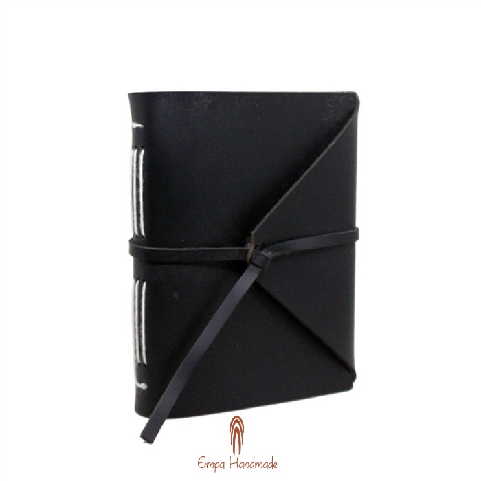 

(BISA COD) EP5 / Journal book / notebook / buku catatan / bookbinding A6 - Hitam