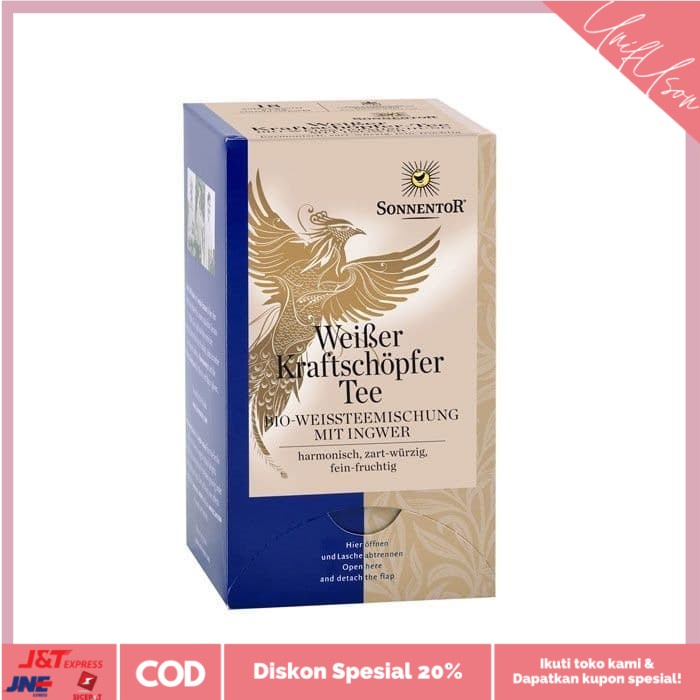 

⭐COD⭐ Sonnentor Organic White Source of Strengh Tea 27 g