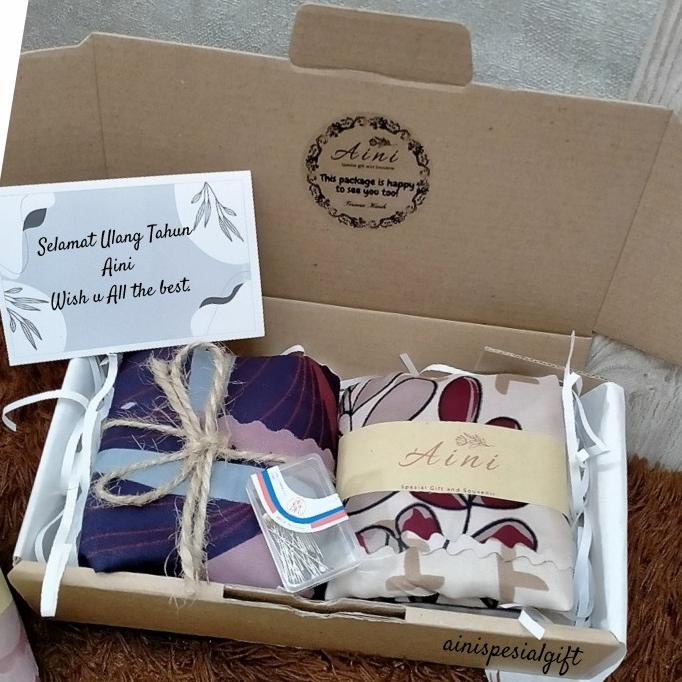 Sale Hampers Jilbab Kado Gift Box Ulang Tahun Anniversary Wedding Paket 23 - Paling Diminati