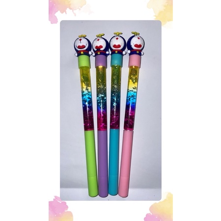 

PULPEN LUCU KARAKTER - GLITTER KARAKTER DORAEMON (KELAP-KELIP LUCU)