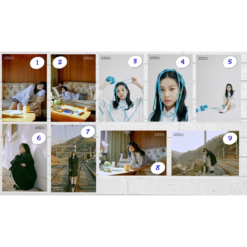 Poster Gfriend UMJI Labyrinth Kpop hiasan dinding kayu dekorasi rumah pajangan kamar