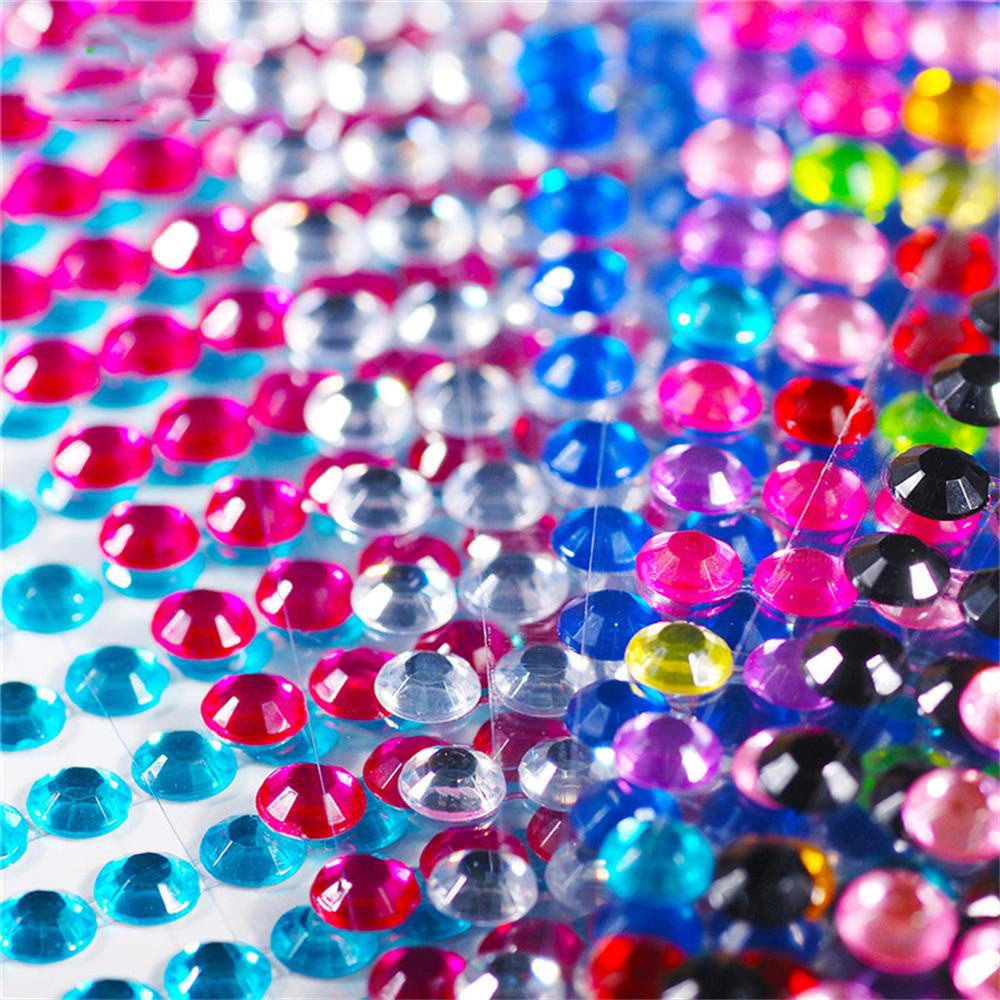 504Pcs / Sheet 3D Nail Sticker Rhinestone Accent For DIY Nail Art Decoration