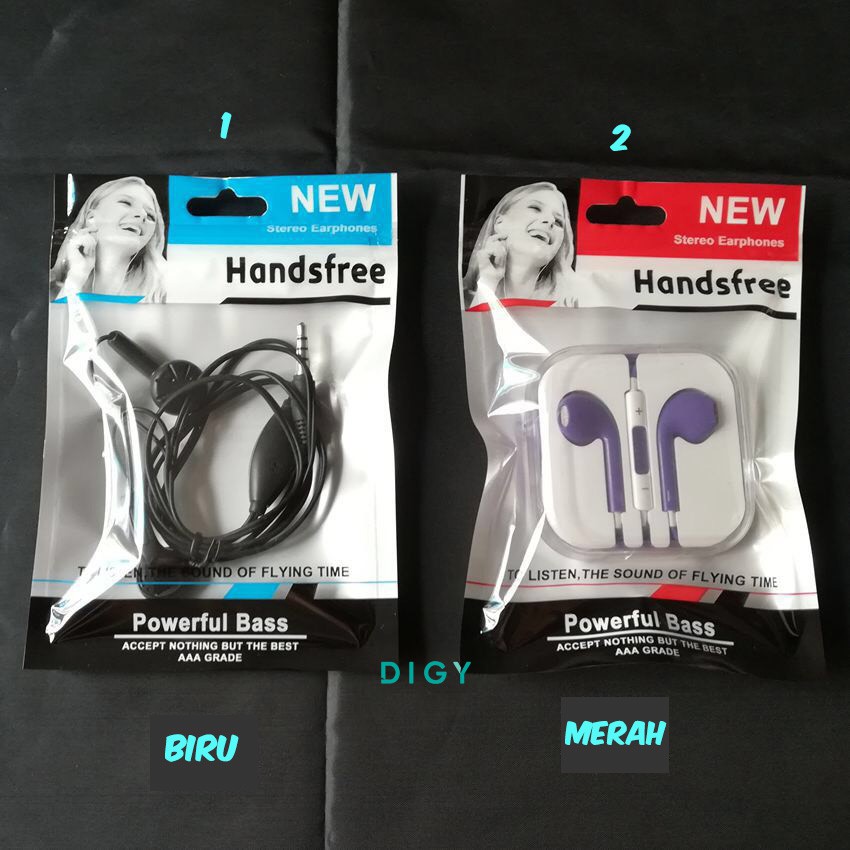 20 PCS Packing Handsfree earphone 15 CM X 10,5 CM