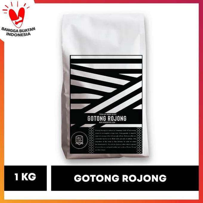 

LIMITED! House Blend GOTONG ROJONG 1kg Biji Kopi 50Arabika 50Robusta - BIJI SANGRAI TERBATAS