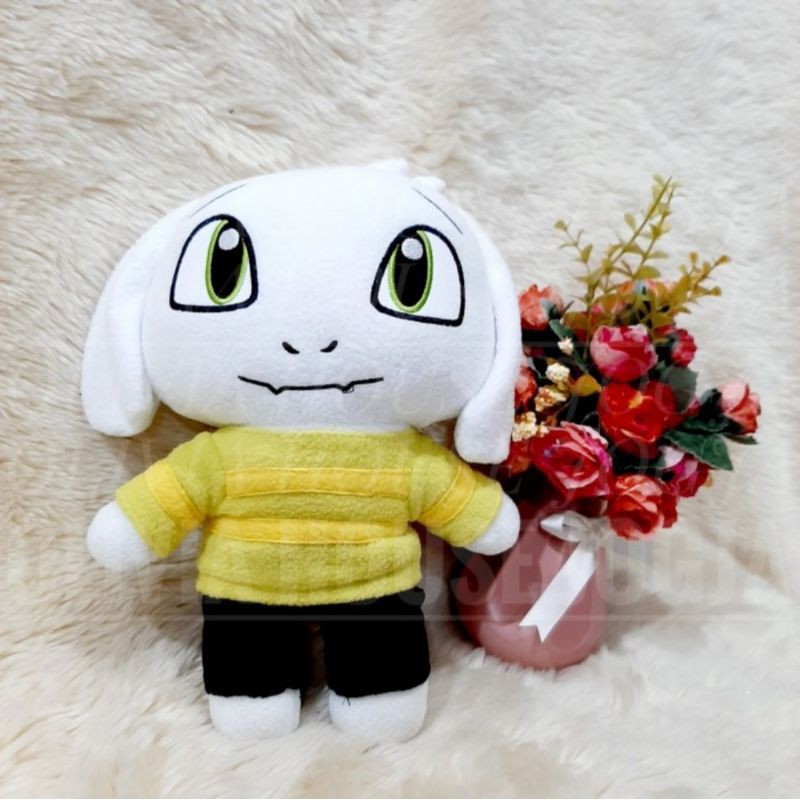 Boneka Asriel Sans Undertale Std Boneka Sans Undertale Asriel Putih