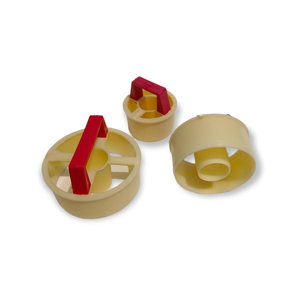 Cetakan Setia 1 Set Cetakan Donat Plastik Cetakan Donat