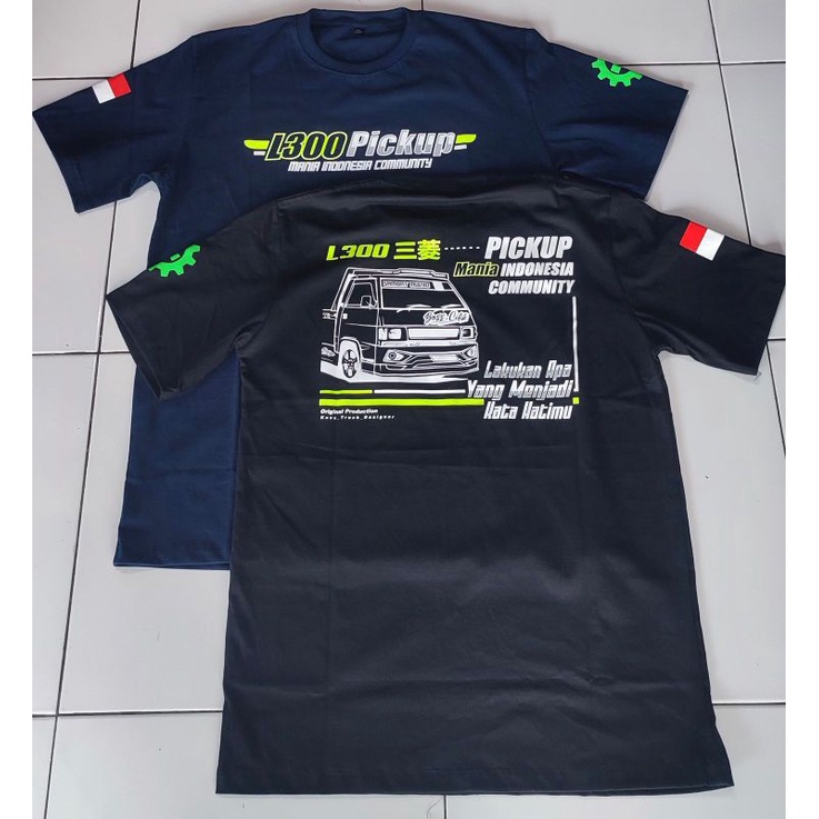 Kaos "L300_Pickup" Original Kaos Truck Distro, Cutton Combad24s_Plastisol-ink