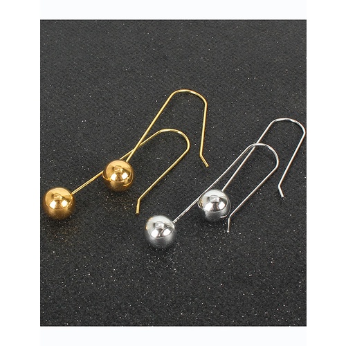 LRC Anting Tusuk Fashion Color Alloy Small Ball Drop P2940X