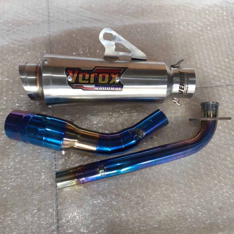 knalpot Racing Original VEROX Nmax Aerox R15 Cbr150r Satria fu Sonic Gsx150 Cb150 not proliner wrx