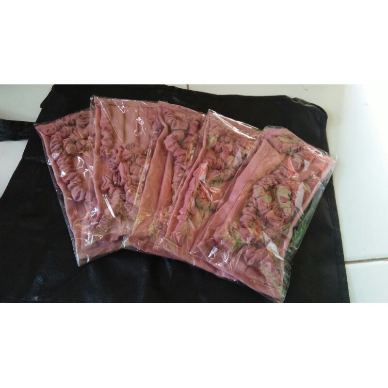 masker hijab serut