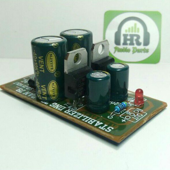 Kit PSU Regulator AC trafo to CT 12V or CT 15V Simetris 7812 or 7815 for Tone Control Equalizer Preamp Dll