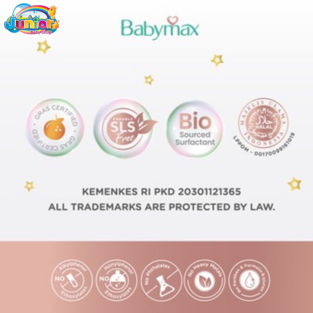 Babymax Ecocert Bottle &amp; Utensils Cleanser 480ml Refill (3pcs)