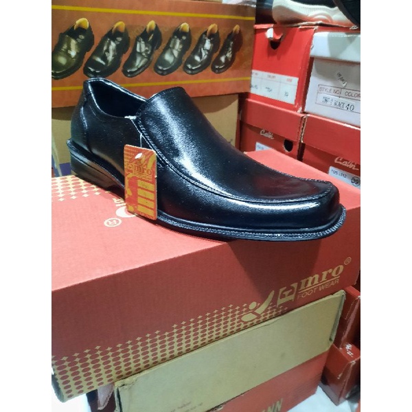 sepatu pantofel kerja vantofel pria kulit merk emro