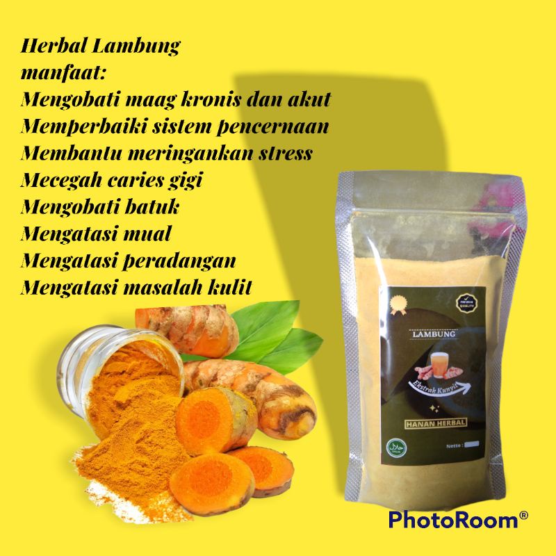 

EKSTRAK KUNYIT TEMULAWAK OBAT LAMBUNG/MAAG/GERD TANPA EFEK SAMPING