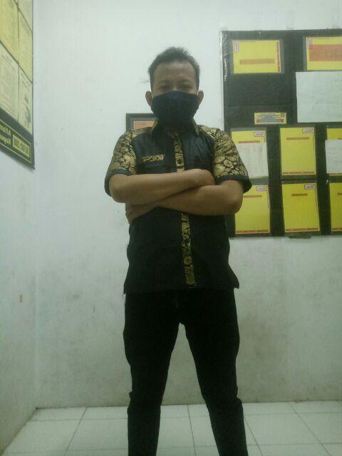 Kemeja Hem Batik Kombinasi Prada