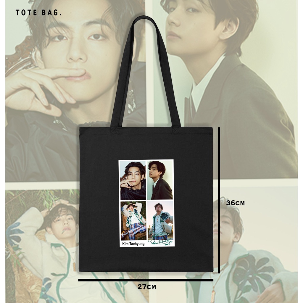 TAS GAYA WANITA/TOTE BAG V/PERSONIL BTS/TAS SANTAI/REAL PICTURE/TAS IMPORT