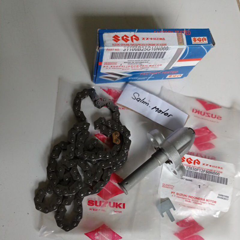 Rantai keteng Set Plus Tonjokan keteng Satria Fu 150 Kualitas Ori