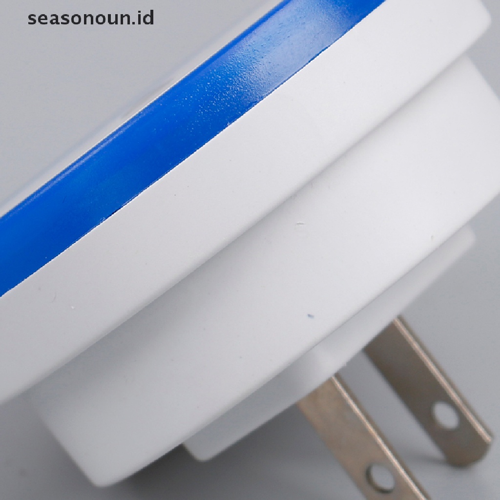 【seasonoun】 LED Night Light Plug-in Super Smart Dusk to Dawn Sensor Lamps US Plug .