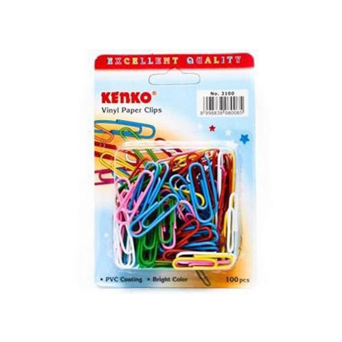 

Klip Kertas Warna No 3100 KENKO Isi 100 Pcs