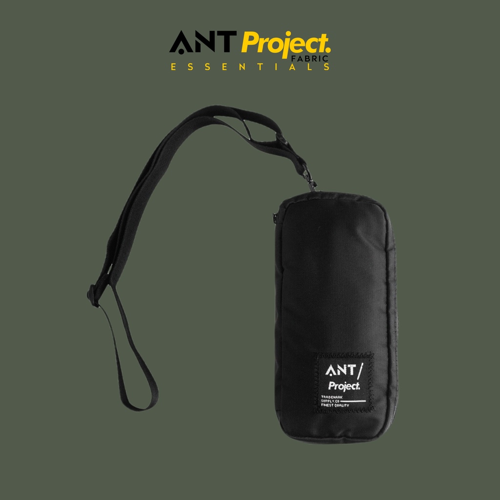 ANT PROJECT - Hanging Dompet Gadget AVICII BLACK - Neck Wallet