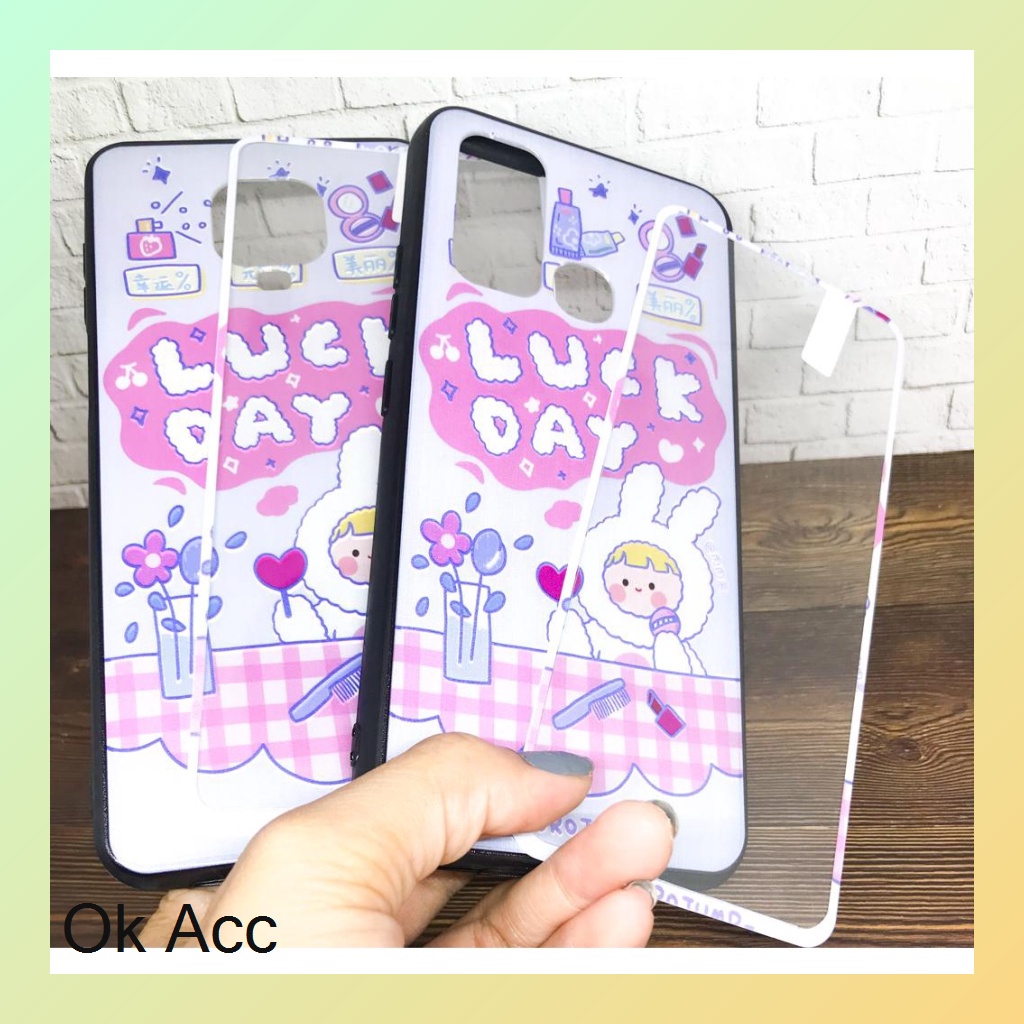 BARU CASE BONUS TG Kaca karakter Oppo A31 Neo 5,A33,A53,A3s,C1,A52 A72 A92,V5,A5s,A7,A12,A11k,Realme 2 Pro,U1,U2,5 Pro,5/5s/5i/C3,7,7i,C17,C11,C12,C15,Samsung J2 Prime,Vivo Y11 Y12 Y15 Y17,Y30 Y30i Y50, Y91C,Xiaomi Redmi 5A,8A 9,Note 9 HCTG 22