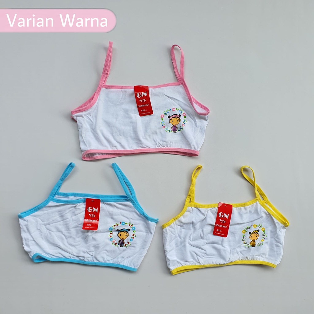 Miniset tali kecil katun rayon / bra remaja / bra belajar