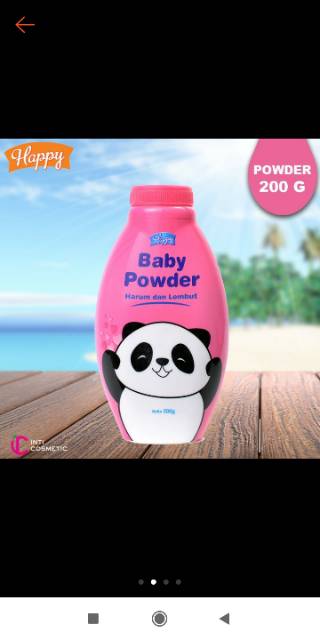 HAPPY Baby Powder pink/blue 200gr