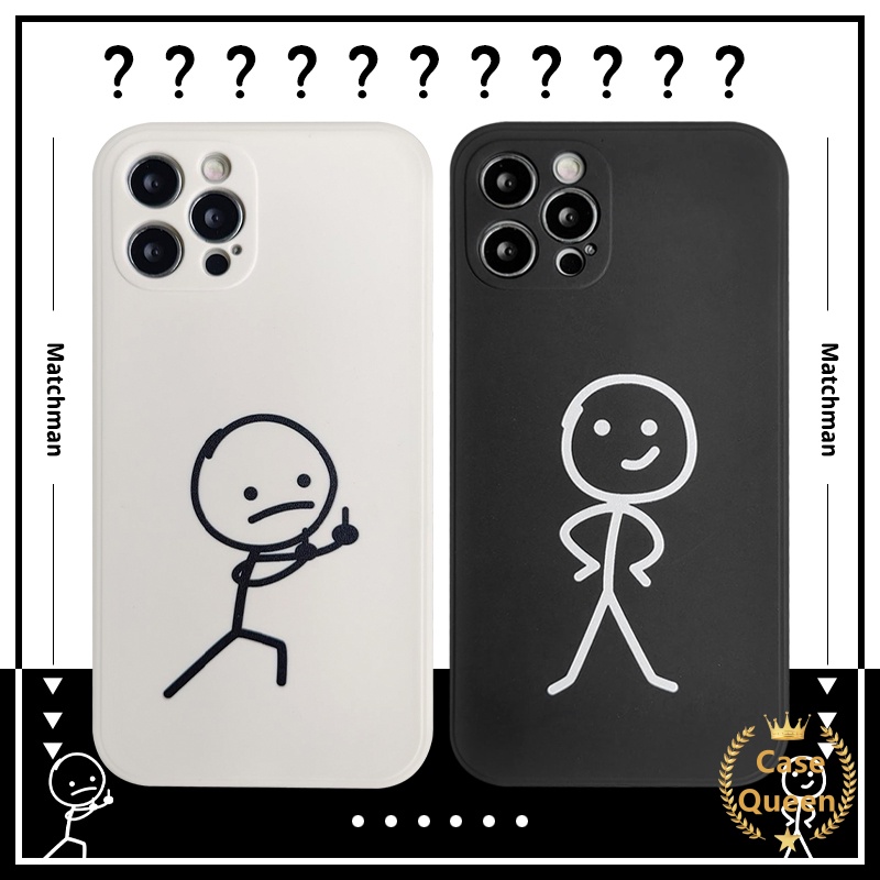 Case Desain Stickman Untuk Realme C35 C21 C25 C17 C11 2021 C12 C20 C25S C3 C15 5 5I 6 7 7I 8 8Pro C25Y