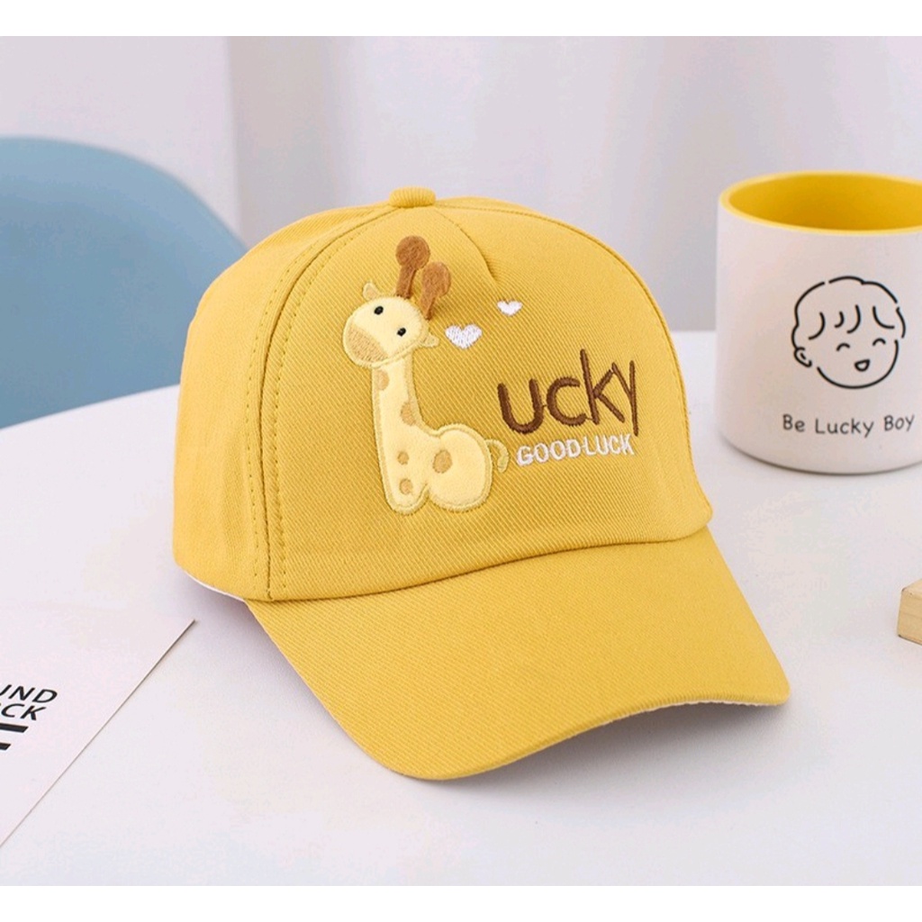 TOPI ANAK Good LUCKY JERAPAH ANAK ANAK GOODLUCK QUALITY TOPI / TOPI ANAK LUCKY keren