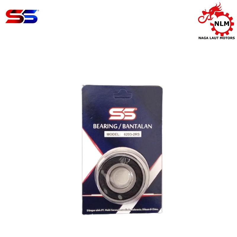 SS Bearing Laher 6203 2RS (5 pcs)