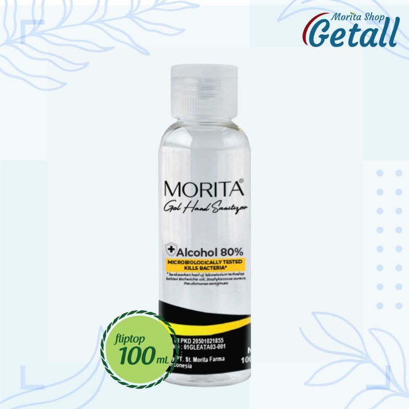 Hand Sanitizer Gel Morita Alkohol 80% 100 ml