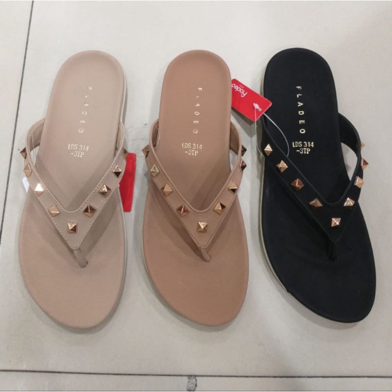 fladeo sandal jepit wanita brand original matahari