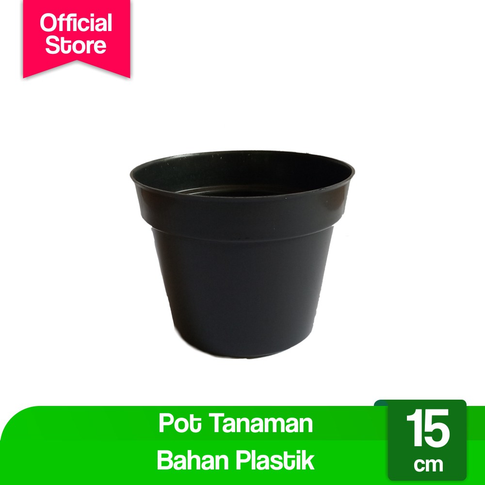 

Pot Bunga Plastik 15cm HITAM