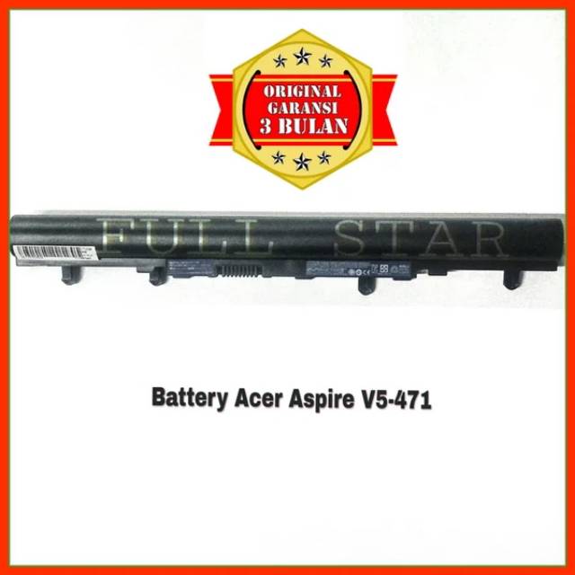 Baterai Original Laptop Acer Aspire V5-431 V5-431G V5-431P V5-471 V5-471G V5-471P V5-471PG AL12A32