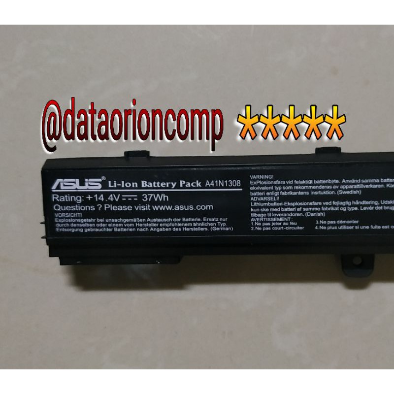 Baterai battery Asus X451 X451C X451CA X451M X551C A41N1308 A31N1319